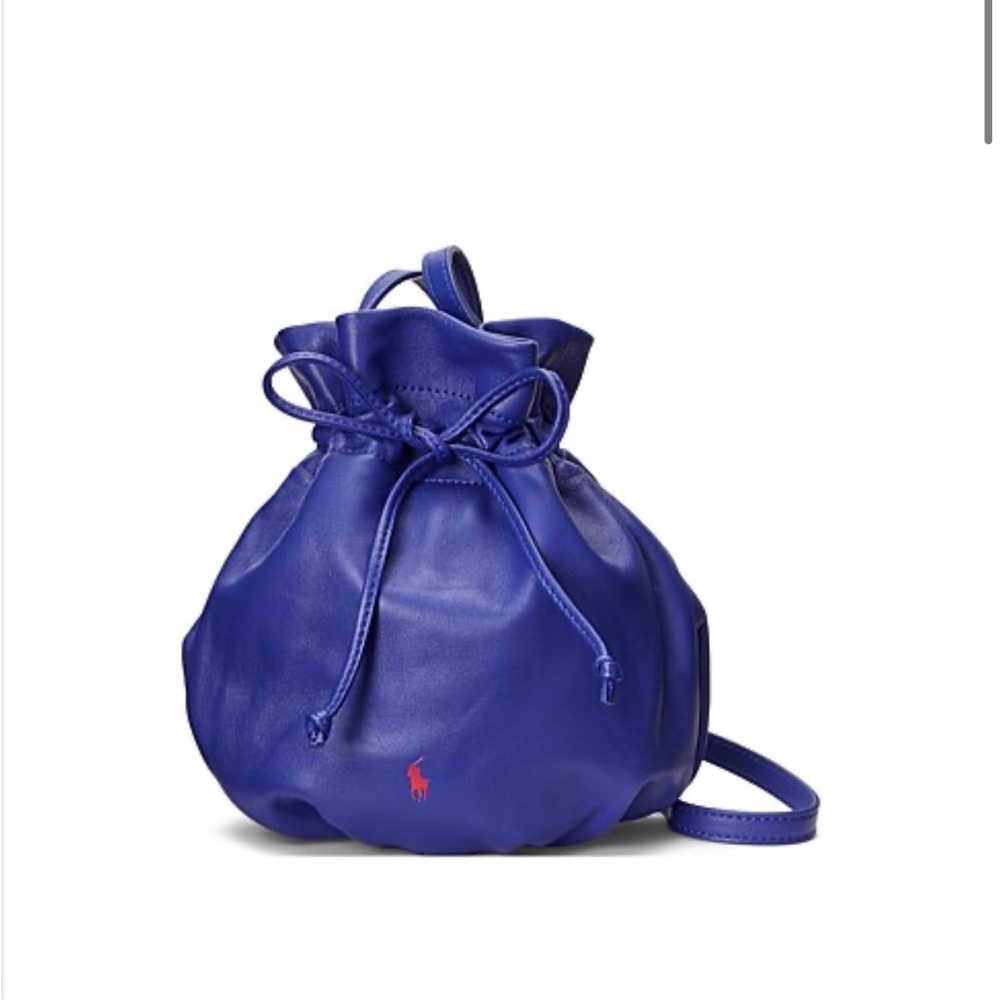🆕 NWT Polo Ralph Lauren Pony Pouch Bucket Bag